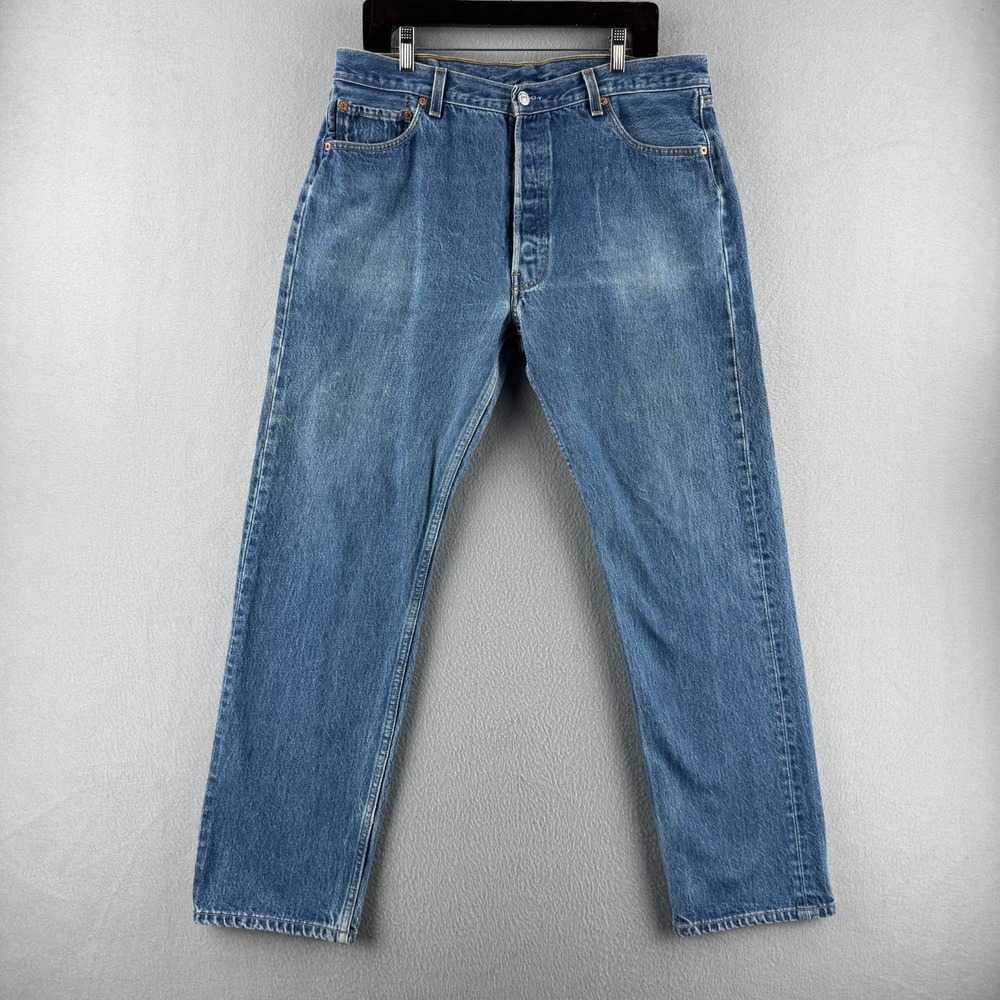 Vintage Levis Jeans Mens 38x34 (Fits 36x31) 501 XX Shrink to Fit Made in USA